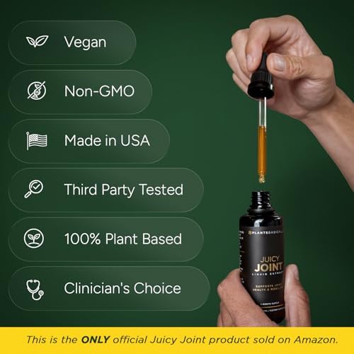 Suplementos de Soporte Articular Juicy Joint Extract - 100% a Base de Plantas para Hombres y Mujeres | Movilidad, Alivio y Recuperación Articular | - imagen 4
