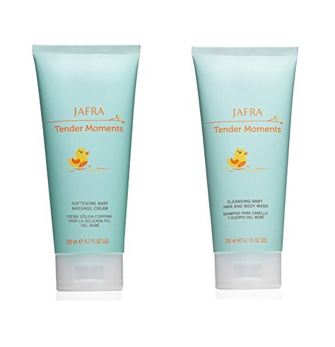 Set de 2 Piezas Jafra Tender Moments: Gel de Ducha y Crema de Masaje para Bebé (Fragancia Original) - imagen 1