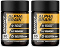 Cápsulas Nootrópicas ONNIT Alpha Brain para Hombres y Mujeres, Apoyo a la Memoria, Enfoque y Claridad Mental, 30 Cápsulas por Paquete, 2 Paquetes (60 - imagen 1