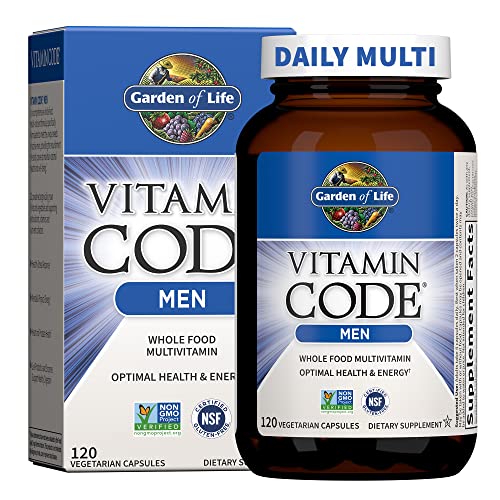 Garden of Life Vitamin Code Multivitamínico Integral para Hombres - 120 Cápsulas, Mezcla de Frutas y Verduras, Probioticos para Energía y Salud - imagen 5