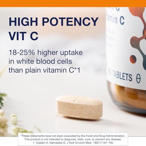 Metagenics Ultra Potent-C 1000 - Suplemento de Vitamina C con Antioxidantes - Salud Inmunológica, Formación de Colágeno y Confort Estomacal - 90 - imagen 3