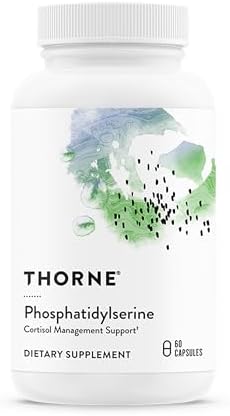 THORNE - Fosfatidilserina - Apoya la Función Cerebral, Memoria y Concentración - Regula el Cortisol en Estrés - Certificado por Terceros - 60 - imagen 1