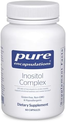 Complejo de Inositol Pure Encapsulations | Suplemento para Energía, Metabolismo Saludable y Función Ovárica* | 60 Cápsulas - imagen 1