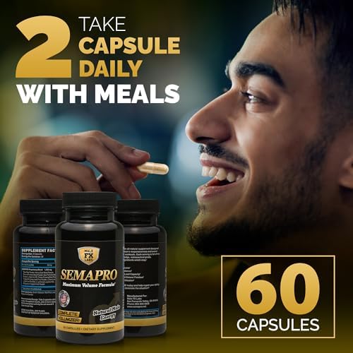 SEMAPRO Extreme Voluminizador de Semen y Fórmula de Energía Masculina - Natural para Resistencia, Vitalidad y Salud del Semen - 60 cápsulas - imagen 6