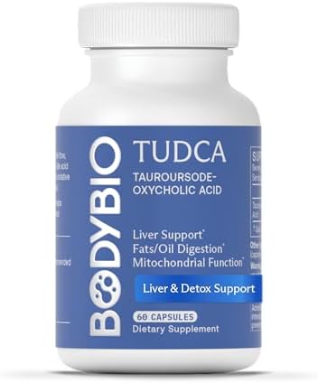 BodyBio TUDCA - Suplemento de Ácido Tauroursodeoxicólico Puro - Apoya el Flujo Biliar, Metabolismo de Grasas y Detoxificación Hepática, 60 Cápsulas - imagen 1