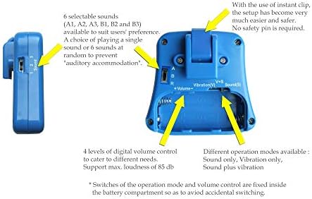 Alarma para Enuresis DRYEASY con Control de Volumen, 6 Sonidos Seleccionables y Vibración - imagen 2
