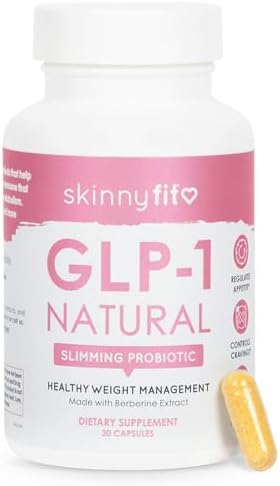 Suplemento Probiótico Natural SkinnyFit GLP-1 (30 Porciones) - Metas de Peso y Fitness - Antojos, Apetito y Digestión - Berberina y Probióticos - Sin - imagen 1