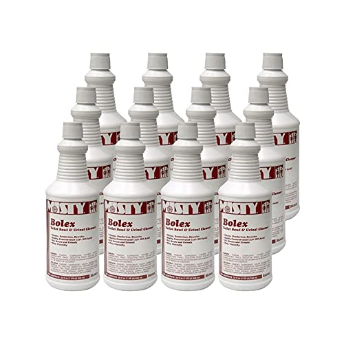 Limpiador de Inodoro y Urinal MISTY Bolex - 32 oz (Caja de 12) - Fórmula Concentrada para una Limpieza Potente y Baños Impecables Cada Vez - imagen 1