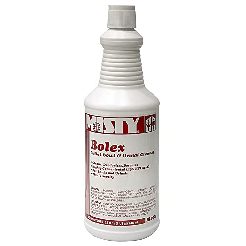 Limpiador de Inodoro y Urinal MISTY Bolex - 32 oz (Caja de 12) - Fórmula Concentrada para una Limpieza Potente y Baños Impecables Cada Vez - imagen 2
