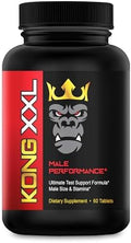 Kong XXL - Pastillas para el Rendimiento y Aumento Masculino - Aumenta 3-6” en 60 Días - Mejora Tamaño, Fuerza y Resistencia - 60 Tabletas - imagen 1