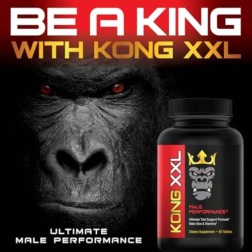 Kong XXL - Pastillas para el Rendimiento y Aumento Masculino - Aumenta 3-6” en 60 Días - Mejora Tamaño, Fuerza y Resistencia - 60 Tabletas - imagen 5