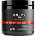 Toniiq Berberina HCl Ultra Alta Potencia Certificada NSF - Extracto Concentrado 100:1 - 180 Cápsulas Vegetarianas de 1500 mg, 97% Berberina HCl - imagen 1