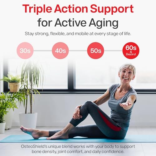 OsteoShield Peak Health Research - Suplemento de Calcio para Hombres y Mujeres con Vitamina D3, K2 y Aquamin - Fórmula Triple Acción para Mejorar la - imagen 5