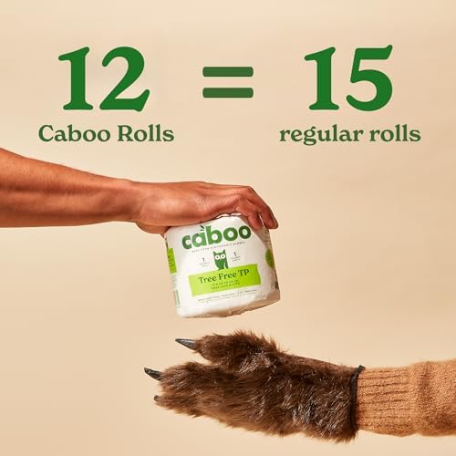 Papel Higiénico Caboo Tree Free Sin Blanquear | Empaque Libre de Plástico, Seguro para Septic, Ecológico, Sin Químicos, No Tóxico | 2 Capas, Paquete - imagen 4