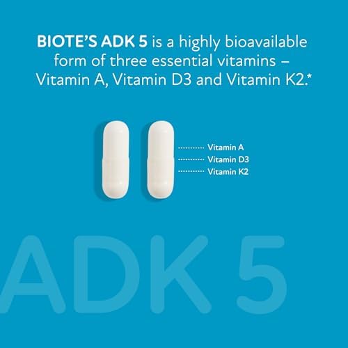 Biote Nutraceuticals - ADK 5 - Inmunidad + Salud Cardiovascular (90 Cápsulas) - imagen 3