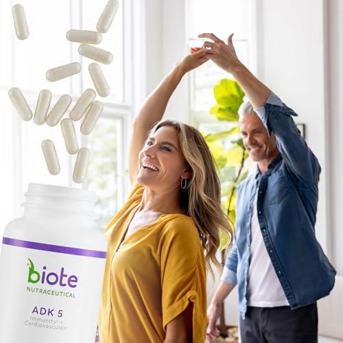 Biote Nutraceuticals - ADK 5 - Inmunidad + Salud Cardiovascular (90 Cápsulas) - imagen 4