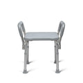 Silla de Baño y Ducha Medline con Descansabrazos para Personas Mayores, Altura Ajustable de 16 a 21, Asiento de 13.5, Capacidad de 350 lb - imagen 1
