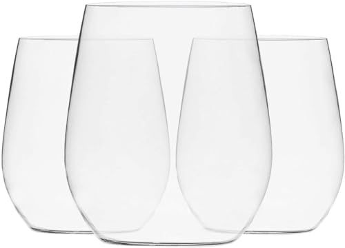 Vasos de Vino Desechables Munfix de Plástico, Sin Tallo, 12 oz, Transparentes y a Prueba de Rotos, Sin BPA, Paquete de 48 - imagen 7