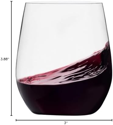 Vasos de Vino Desechables Munfix de Plástico, Sin Tallo, 12 oz, Transparentes y a Prueba de Rotos, Sin BPA, Paquete de 48 - imagen 8
