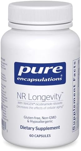Suplemento de Longevità NR de Pure Encapsulations con NIAGEN – Apoya el envejecimiento saludable y la función mitocondrial – 60 cápsulas, libre de - imagen 1