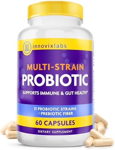 InnovixLabs Probioticos Multi Cepas para Hombres y Mujeres - Suplemento Probiotico - 50 Mil Millones CFU - Salud Digestiva, Inmunidad, 60 Cápsulas - imagen 1