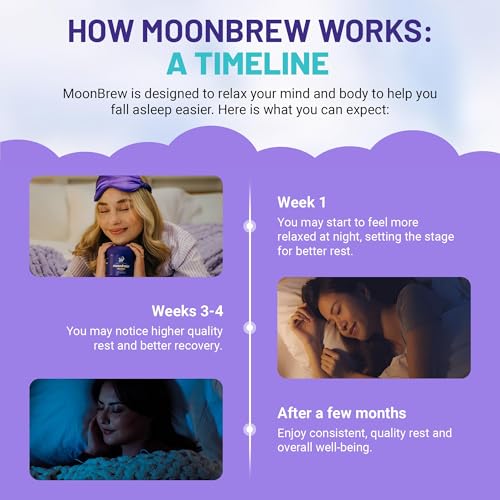 MoonBrew Cocoa Caliente Extra Fuerte con Magnesio para Dormir - Mezcla Natural para Adultos sin Melatonina con L-Theanina y Zinc Glicinato - imagen 6
