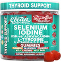 Gomitas de Soporte para Tiroides ThyroGlow con Selenio, Yodo, KSM 66 Ashwagandha, L-Tirosina, Vitaminas D, C, B12, B6, Cúrcuma, Arándano, Albahaca - imagen 1