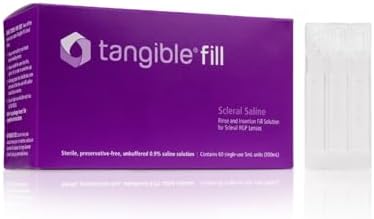 Solución Salina Tangible Fill para Lentes de Contacto Esclerales y Rígidos, Uso Único, 5mL (Paquete de 60) - imagen 1