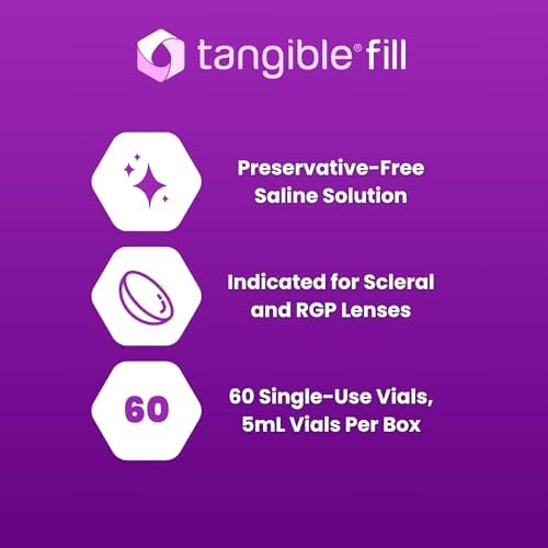 Solución Salina Tangible Fill para Lentes de Contacto Esclerales y Rígidos, Uso Único, 5mL (Paquete de 60) - imagen 3