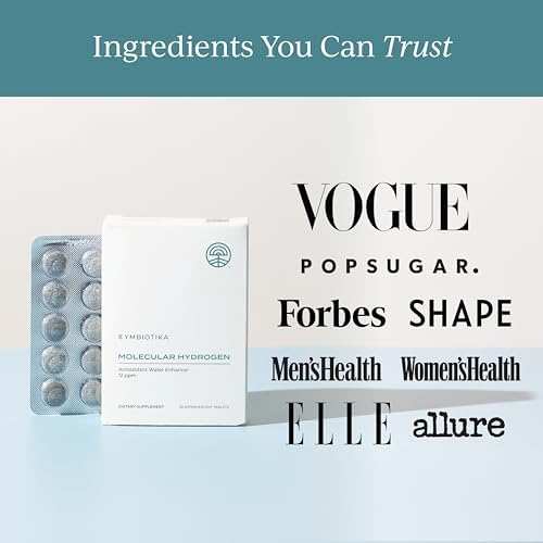 Tabletas de Hidrógeno Molecular H2 de CYMBIOTIKA con Magnesio, Bebida Antioxidante Keto, 30 Tabletas, Sin Gluten, Rápida Disolución, Aumenta Energía - imagen 6