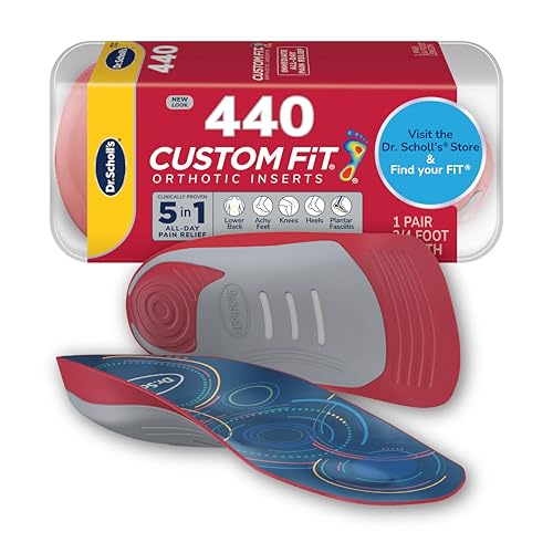 Plantillas ortopédicas Dr. Scholl’s Custom Fit 3/4 para soporte del arco - Alivio de fascitis plantar para hombres y mujeres, confort todo el día, - imagen 1