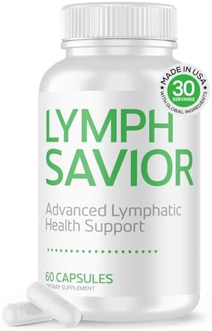 Lymph Savior - Suplemento Natural para el Sistema Linfático con Trébol Rojo, Castaño de Indias y Raíz de Bardana - 30 Días, 1 Botella, Hecho en EE. - imagen 1