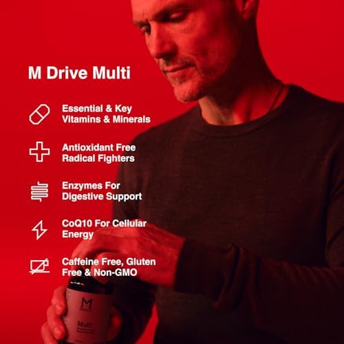 Mdrive Multivitamínico para Hombres, Multivitamínico Diario - Apoyo Inmunológico con Zinc, Selenio, Manganeso y Vitamina D, 90 Cápsulas - imagen 3