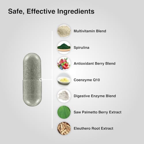 Mdrive Multivitamínico para Hombres, Multivitamínico Diario - Apoyo Inmunológico con Zinc, Selenio, Manganeso y Vitamina D, 90 Cápsulas - imagen 4