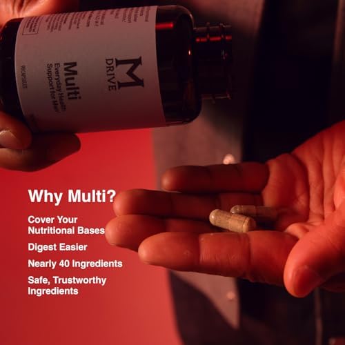 Mdrive Multivitamínico para Hombres, Multivitamínico Diario - Apoyo Inmunológico con Zinc, Selenio, Manganeso y Vitamina D, 90 Cápsulas - imagen 6