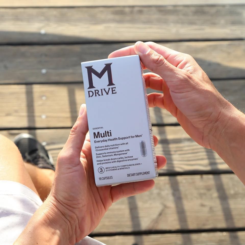 Mdrive Multivitamínico para Hombres, Multivitamínico Diario - Apoyo Inmunológico con Zinc, Selenio, Manganeso y Vitamina D, 90 Cápsulas - imagen 7