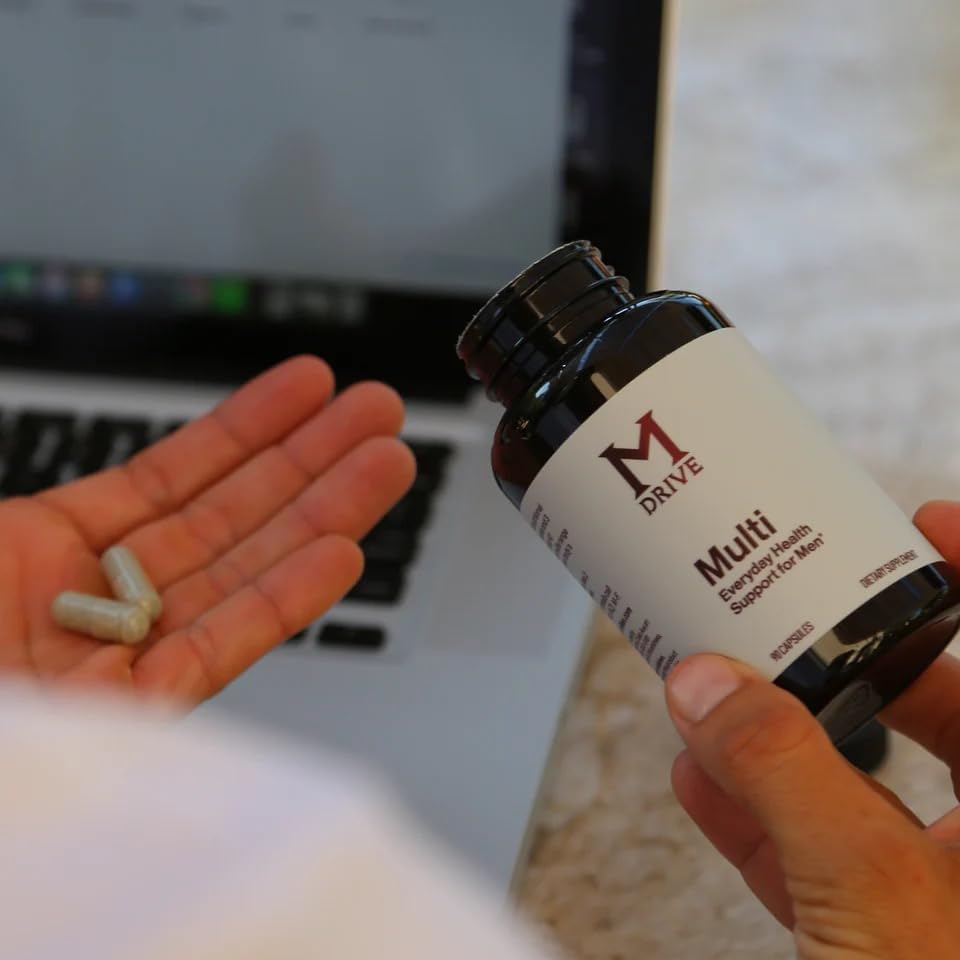 Mdrive Multivitamínico para Hombres, Multivitamínico Diario - Apoyo Inmunológico con Zinc, Selenio, Manganeso y Vitamina D, 90 Cápsulas - imagen 8