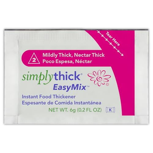 SimplyThick EasyMix | 80 Paquetes Individuales de 6g | Gel Espesorante para Disfagia y Trastornos de Deglución | IDDSI Nivel 2 – Espesor Leve - imagen 2