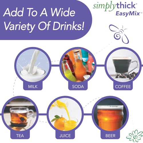 SimplyThick EasyMix | 80 Paquetes Individuales de 6g | Gel Espesorante para Disfagia y Trastornos de Deglución | IDDSI Nivel 2 – Espesor Leve - imagen 7