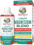 Suplemento de Magnesio Líquido de MaryRuth's | Complejo de Magnesio con Glicerofosfato de Magnesio + Bisglicinato de Magnesio + Taurato + Malato | A - imagen 1