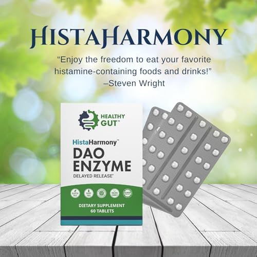 HistaHarmony Healthy Gut | Suplemento de Enzima DAO de Liberación Prolongada | 30,000 HDU Bloqueador de Histamina | 60 Porciones - imagen 7