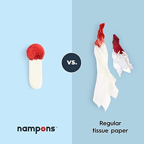 Tapones para Sangrado Nasal Nampons - 24 Tapones con Agente Coagulante para Detener Sangrados Rápido. Ideal para ros Auxilios, Confiables por Médicos - imagen 4