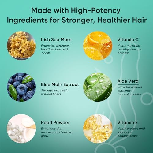 Gomitas Neonomicon Balmbare Revive para la Pérdida de Cabello - Con Musgo Marino, Vitamina C, E, Aloe Vera y Polvo de Perla, 60 piezas - imagen 4