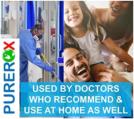 Desinfectante PUREROX (16oz, 2pk) Elimina 99.9999% MRSA, Norovirus, Virus, Hongos y Bacterias. Grado hospitalario. Seguro para usar en cualquier - imagen 6