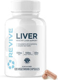 Suplemento Natural de Limpieza Hepática Revive MD, Fórmula de Soporte con Cardo Mariano, Promueve la Salud del Hígado y Reduce la Inflamación – 120 - imagen 1