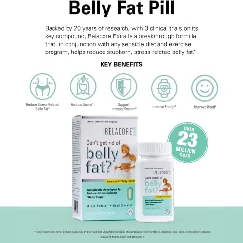Relacore Extra Máxima Potencia - Suplemento de Cortisol para Mujeres - Reduce Grasa Abdominal por Estrés - Alivio del Estrés - Mejora el Estado de - imagen 5