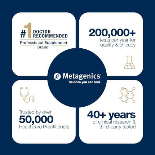 Metagenics Magnesio L-Treonato - Magtein para Salud Cerebral, Memoria y Aprendizaje - Forma Bioavailable Estudiada - No GMO, Sin Gluten, Vegano - 120 - imagen 7