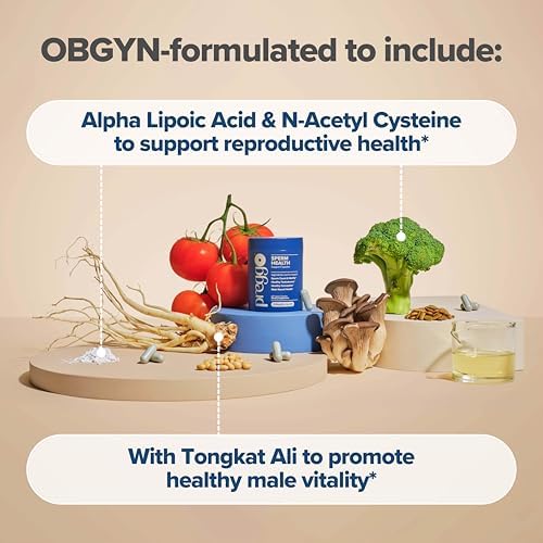 Cápsulas O Positiv Preggo para la Salud Spermática Masculina - Formuladas por OBGYN para Mejorar el Conteo y Movilidad de Espermatozoides con Tongkat - imagen 3