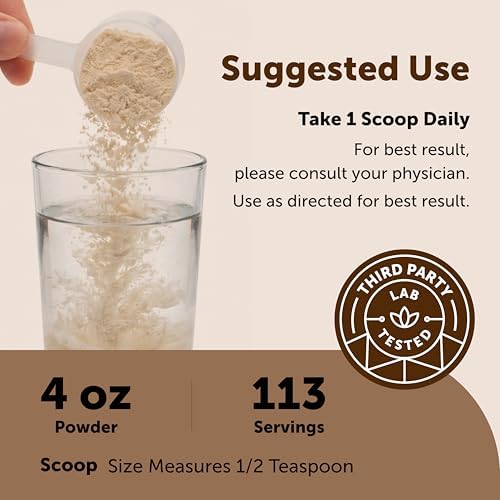 Micro Ingredients Polvo de Raíz de Ginseng Coreano Orgánico, 4 Onzas | Ginseng Rojo Panax | Hierba Tradicional Asiática | Sin OGM y Apto para Veganos - imagen 4