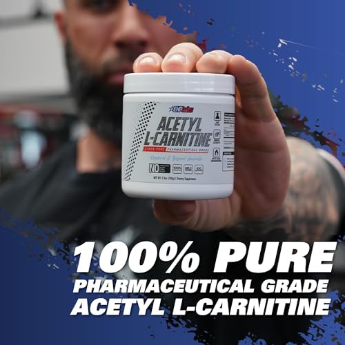 EHP Labs Acetil L-Carnitina en Polvo - Apoya la Energía Natural, Función Cerebral Saludable, Salud Cardiaca, Vegano, Sin Gluten, No OGM - 100 - imagen 7